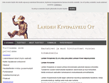 Tablet Screenshot of lahdenkivipalvelu.fi